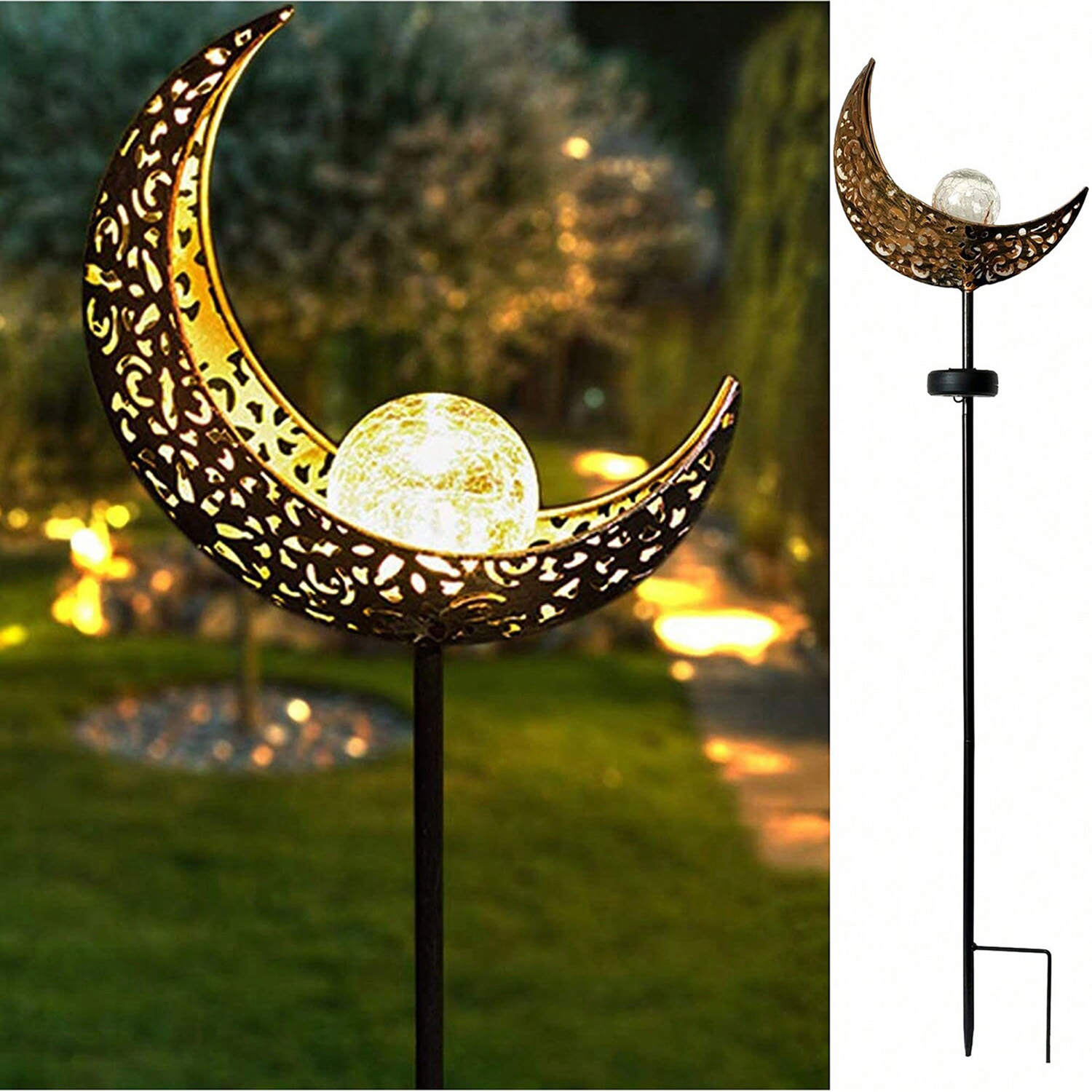Outdoor Lighting Beacon - Słoneczne oświetlenie ogrodowe Dekoracja zewnętrzna, szklane