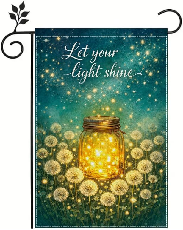 Outdoor Lighting For Your Yard - Flaga ogrodowa 12x18 cali, „Niech Twoje