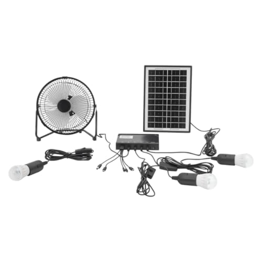 Outdoor Lighting Volt - Solarny wentylator sufitowy z baterią, przenośny