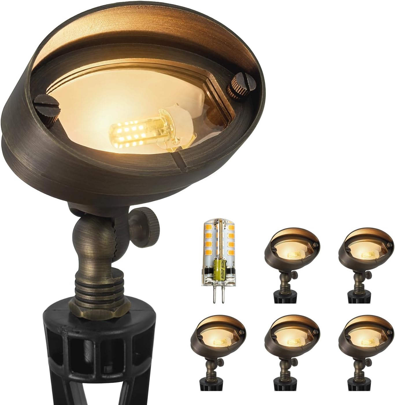 Outdoor Lighting Volt - Zestaw 6 zewnętrznych reflektorów LED z