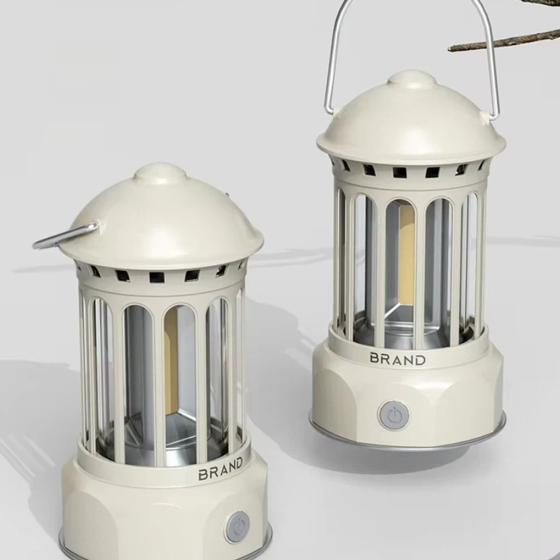 Outdoor Lighting Rechargeable - Uniwersalna Retro Lampa Kempingowa Przenośna COB