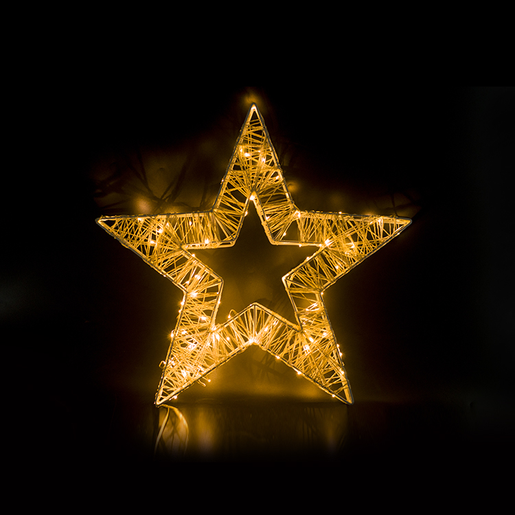 Outdoor Lighting For Christmas - Lampa wisząca LED w kształcie pięcioramiennej