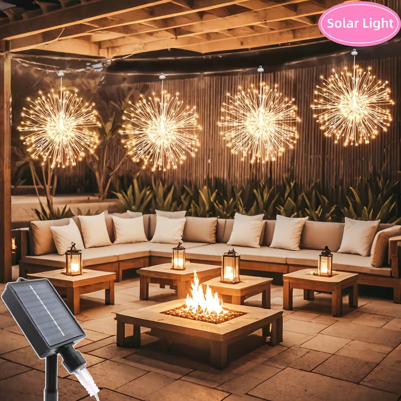 Outdoor Lighting For Your Yard - Lampki LED Solarne Wiszące w Kształcie