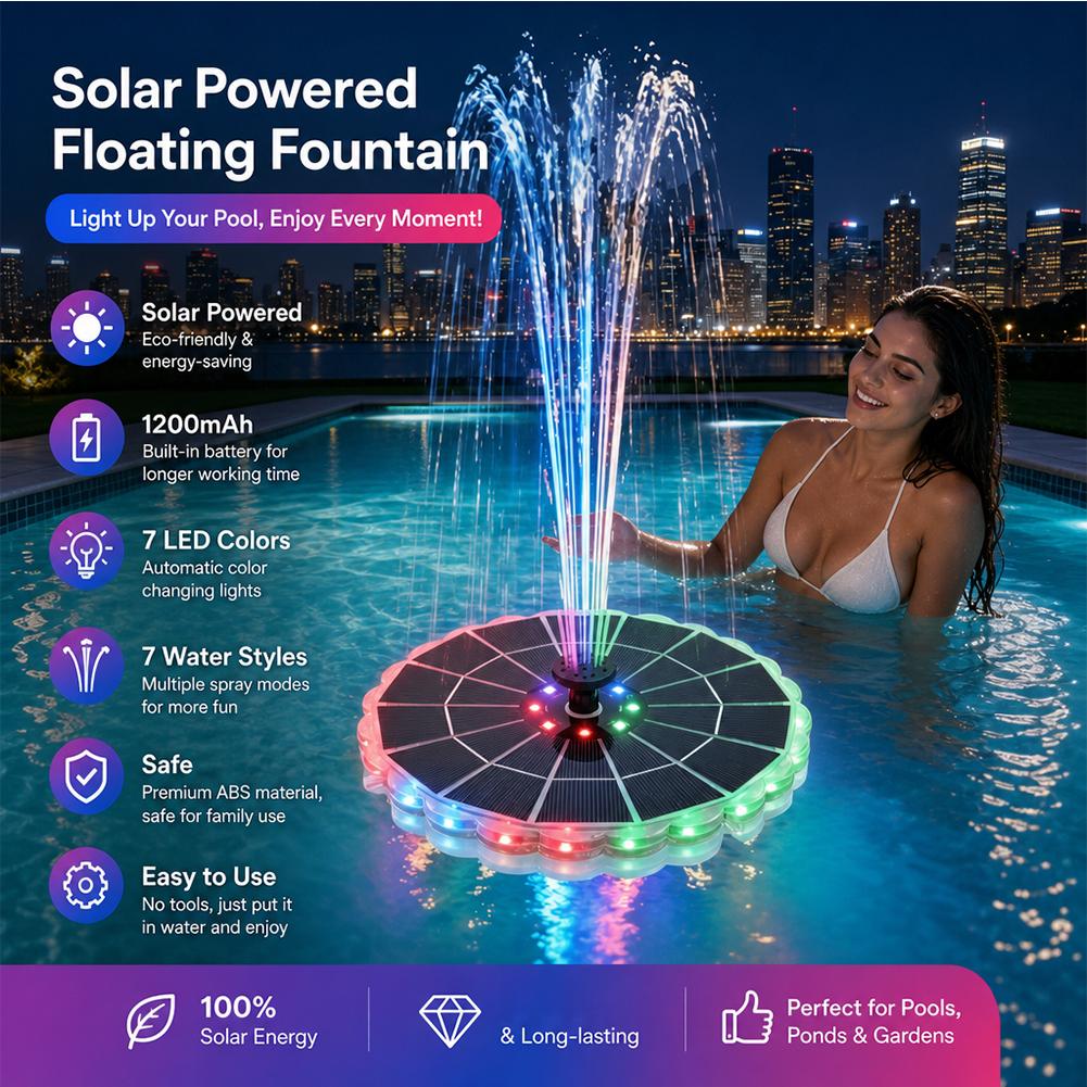 Outdoor Lighting Ground - Zestaw solarny do fontanny ogrodowej 3.5W,