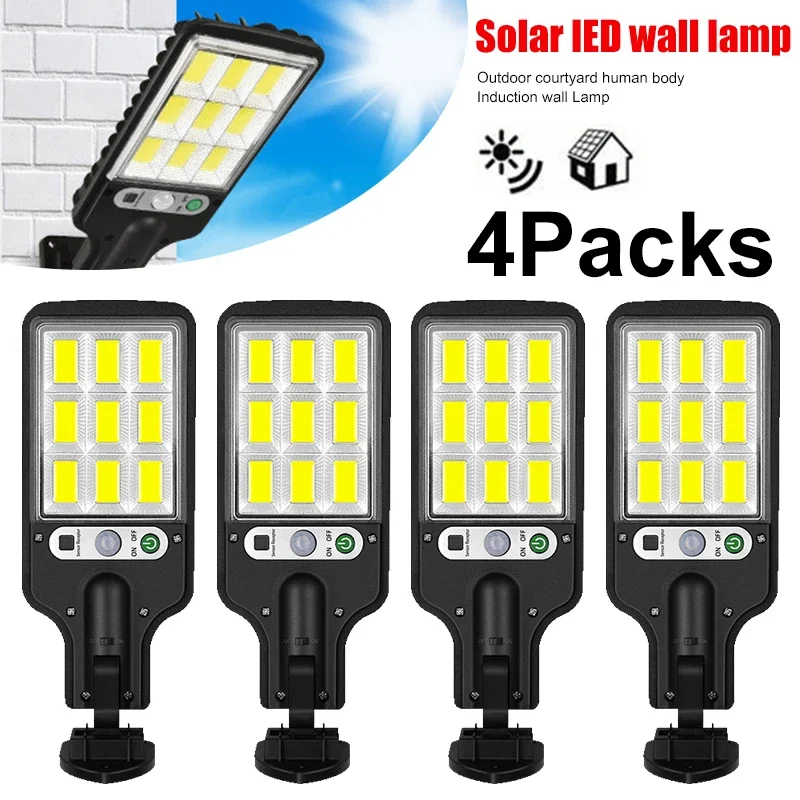 Outdoor Lighting Rechargeable - Mocna LED-owa lampa solarna zewnętrzna do