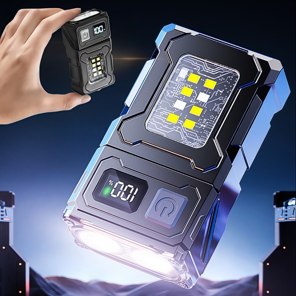 Outdoor Lighting Rechargeable - Akumulatorowa Mini Latarka LED z Magnetycznym