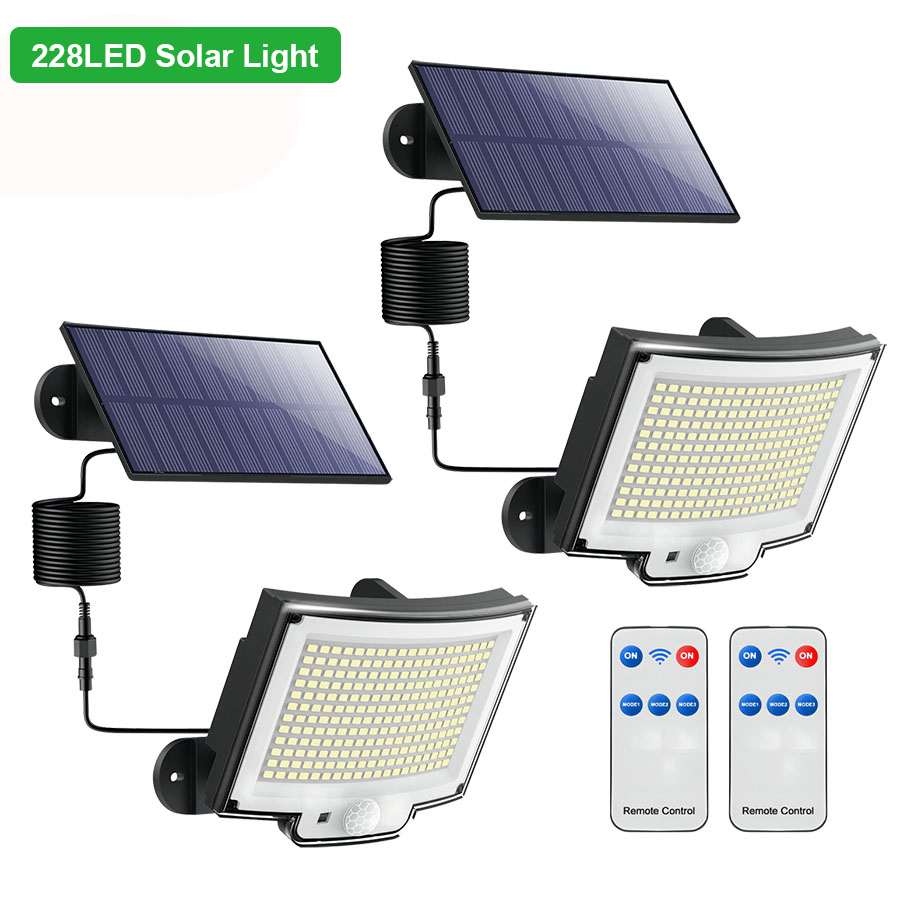 Outdoor Lighting With Outlet - Lampy solarne LED 228/328 Zewnętrzna lampa