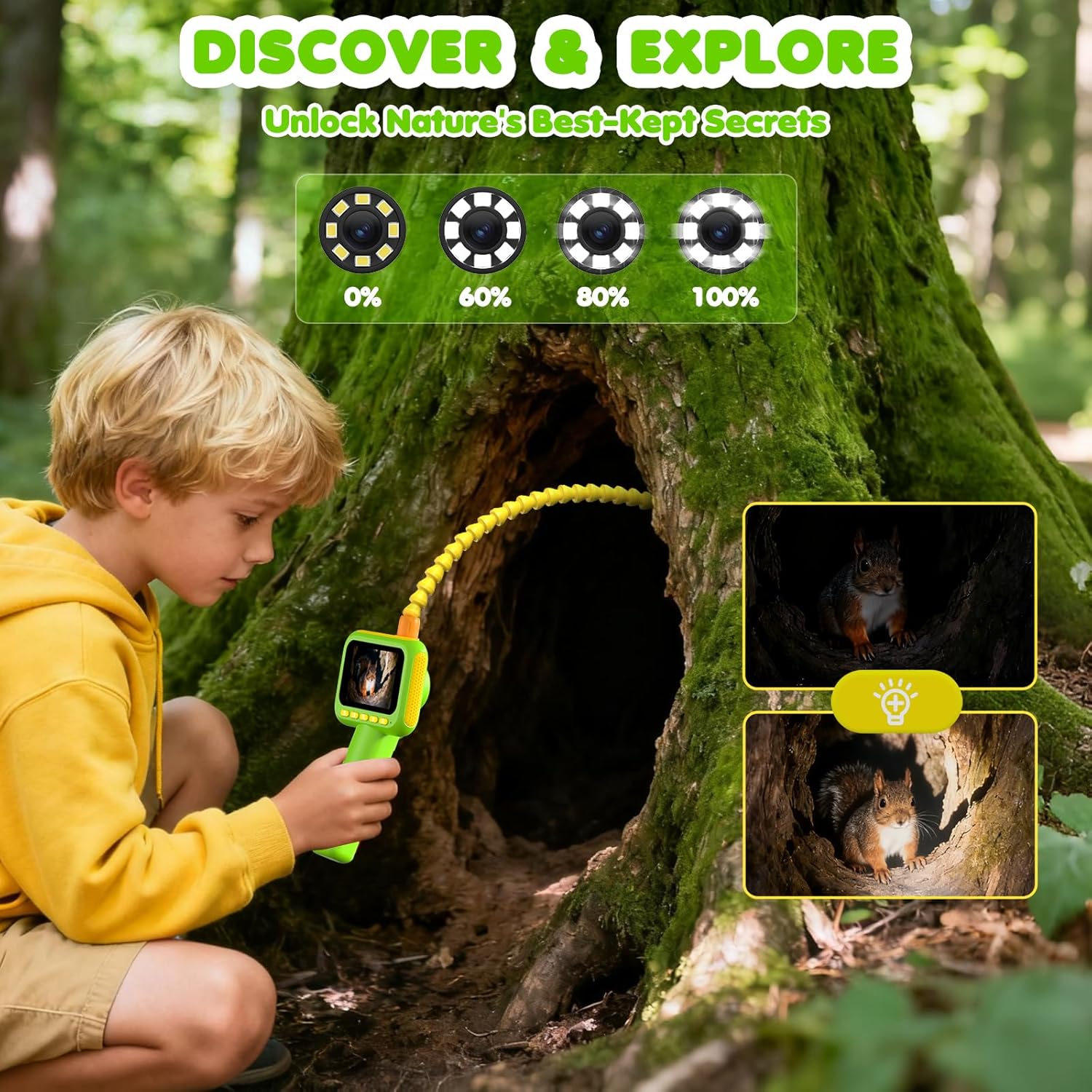 Outdoor Lighting And Camera - Endoskop dla dzieci, kamera inspekcyjna typu