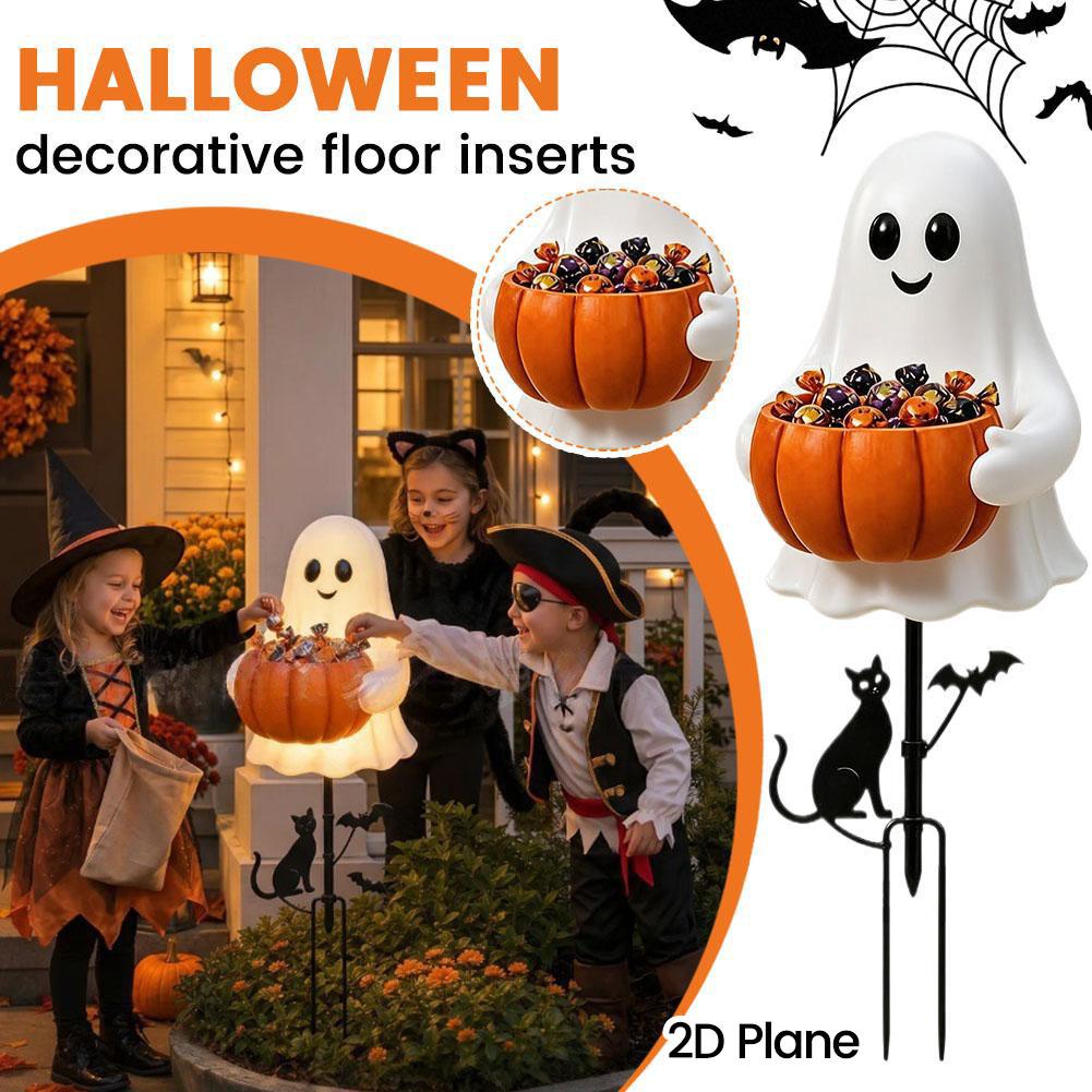 Outdoor Lighting Halloween - Dwuwymiarowy Halloweenowy Stojak na Cukierki w