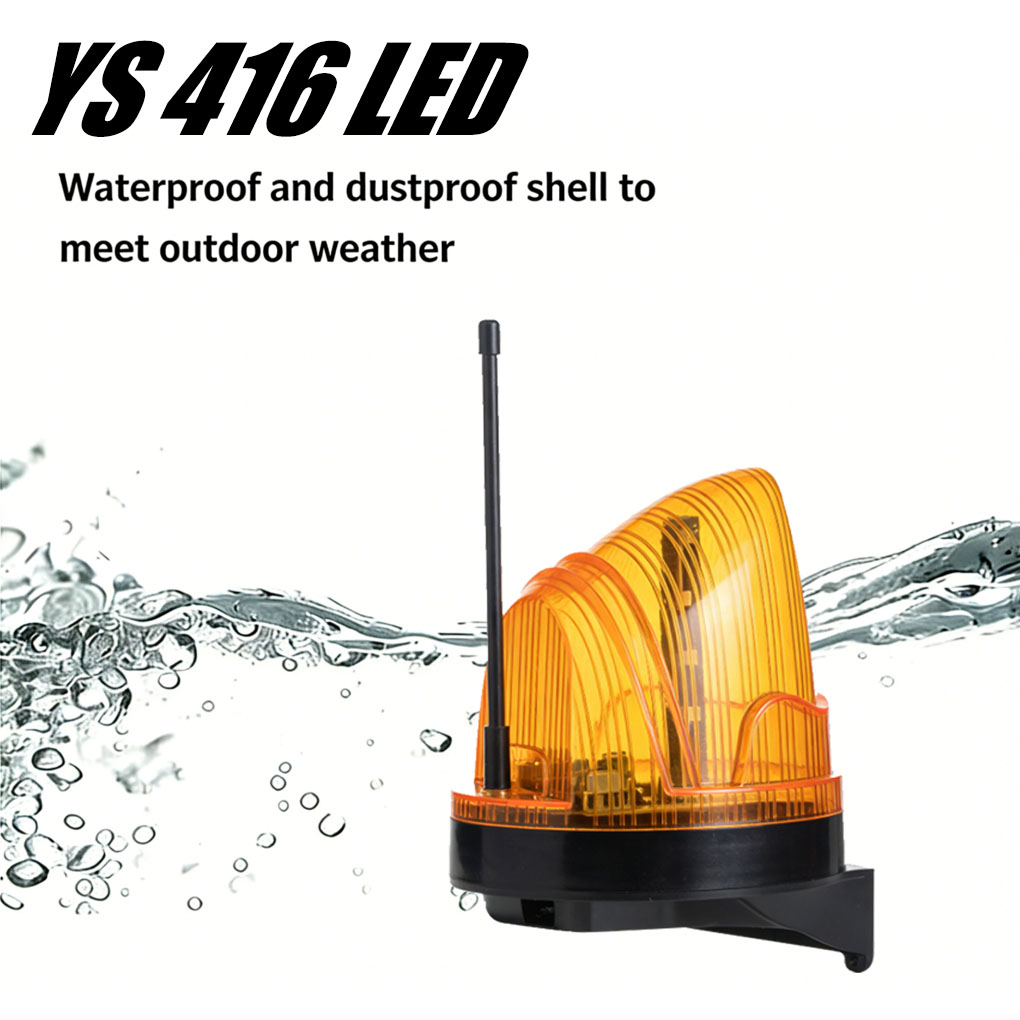 Outdoor Lighting Beacon - Uniwersalna lampa ostrzegawcza LED 12V/220V, zewnętrzna