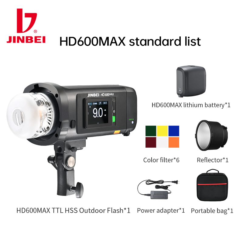 JINBEI HD600MAX Przenośna Lamp – Outdoor Lighting And Camera recenzja i cena