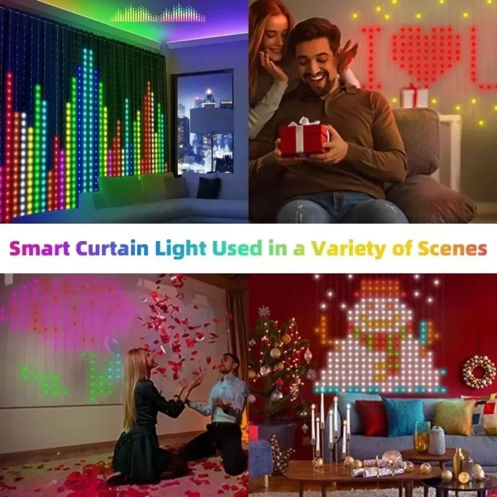 Zewnętrzne LED-owe zasłony świ – Outdoor Lighting For Christmas recenzja i cena