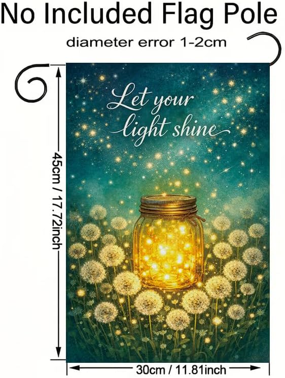 Flaga ogrodowa 12x18 cali, „Ni – Outdoor Lighting For Your Yard recenzja i cena
