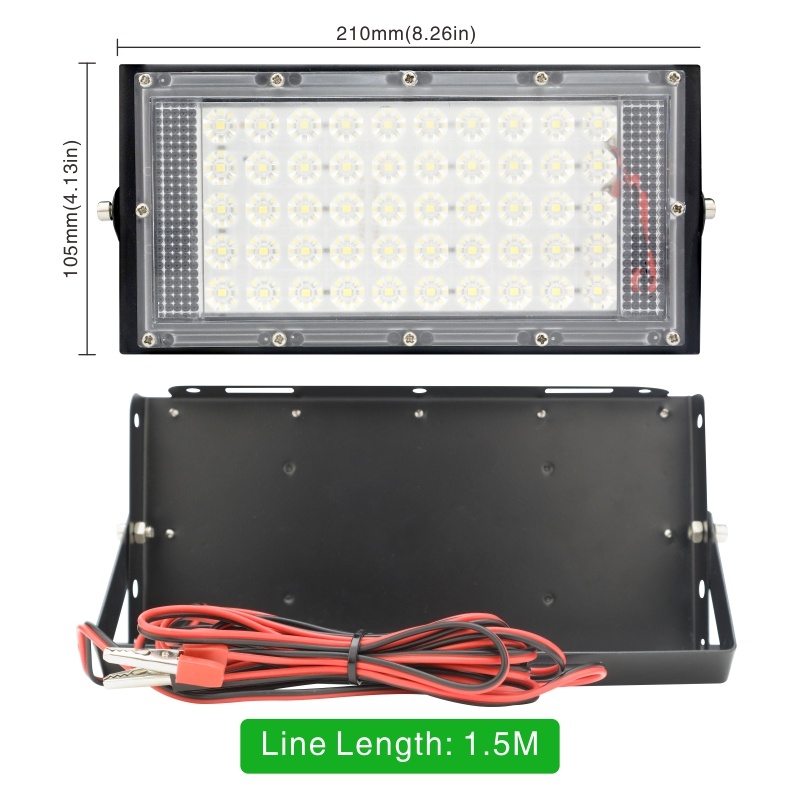 DC 12V-85V 50W Led Flood Light – Outdoor Lighting Volt recenzja i cena