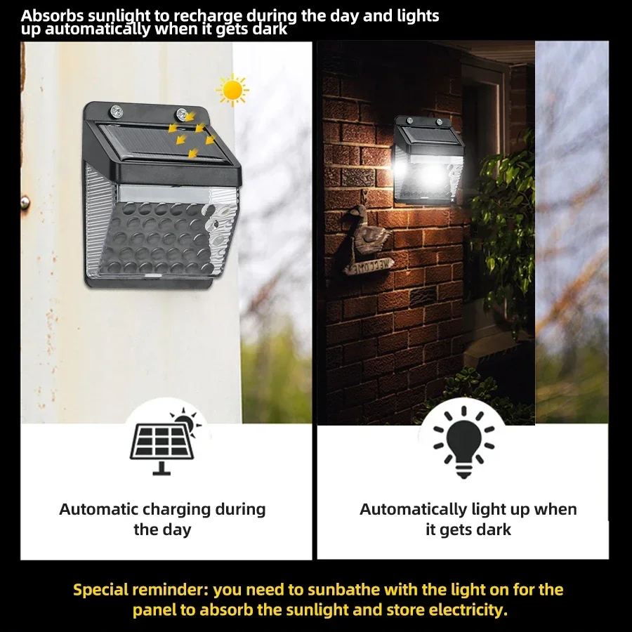 Lampa solarna LED z czujnikiem – Outdoor Lighting Sconce recenzja i cena