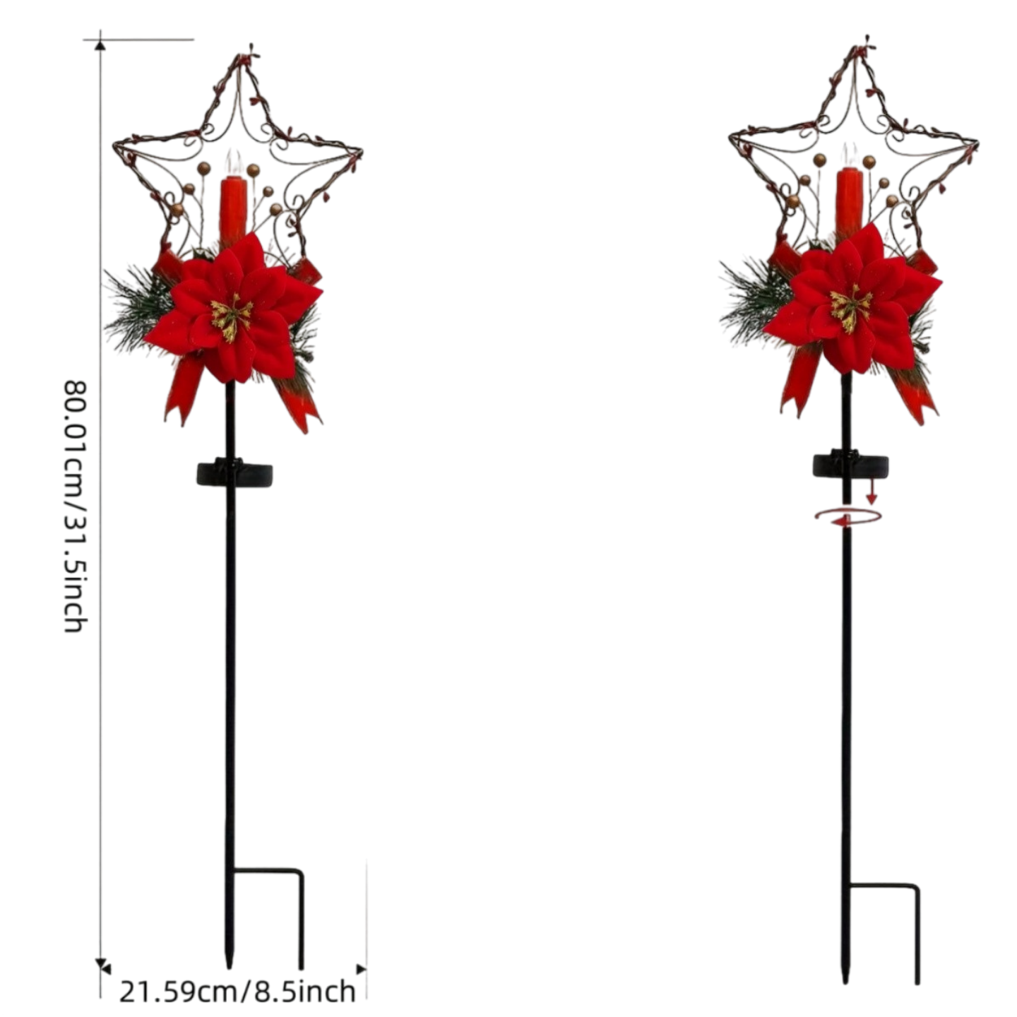Zewnętrzne lampy solarne do de – Outdoor Lighting For Christmas recenzja i cena