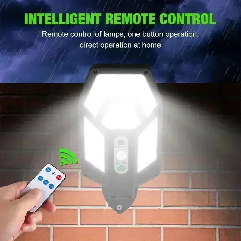 Mocna lampa solarna ścienna 12 – Outdoor Lighting Sconce recenzja i cena