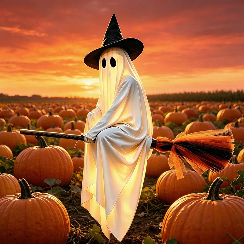 Halloweenowe latające miotły i – Outdoor Lighting Halloween recenzja i cena