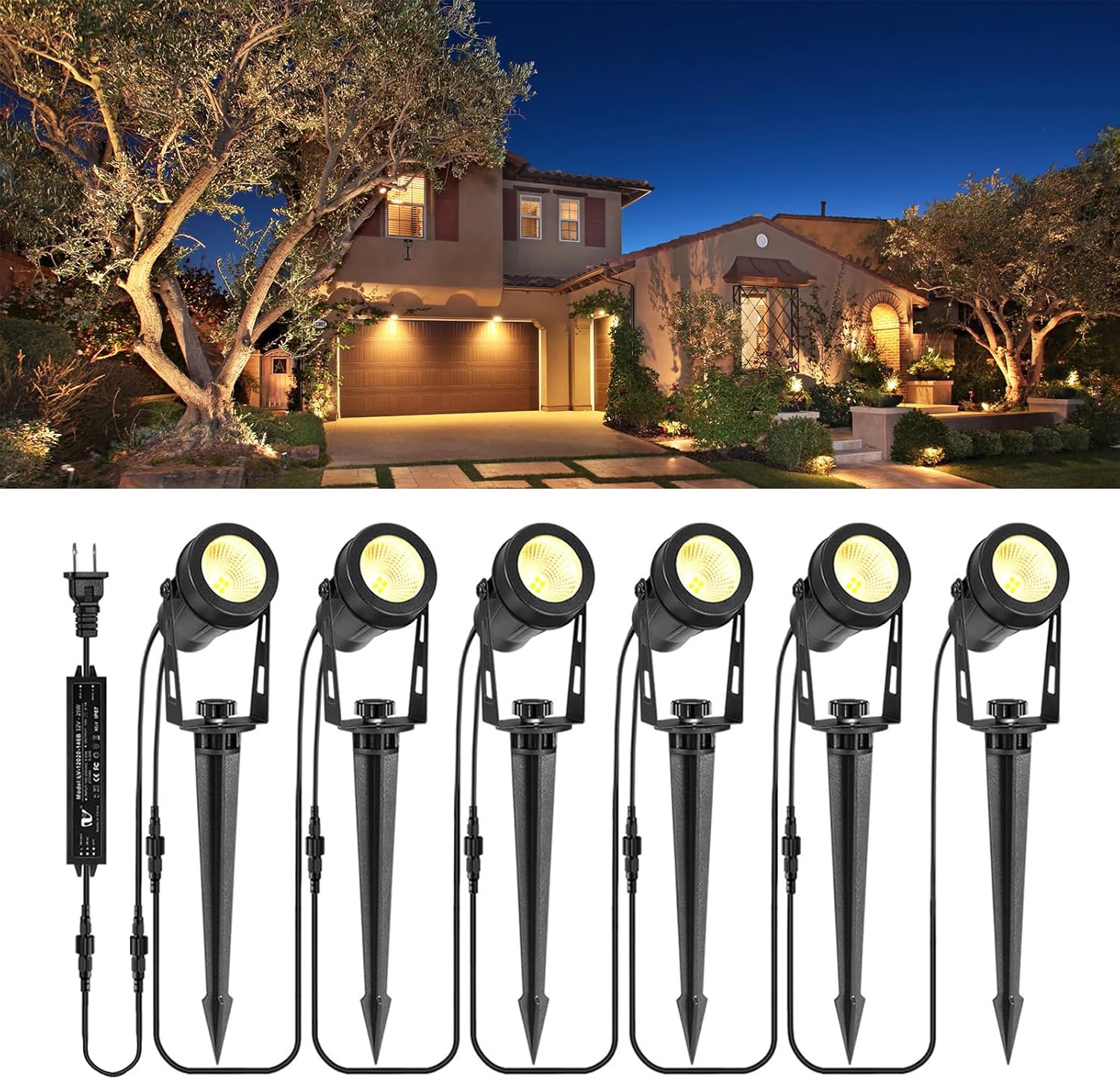 Zestaw 6 lamp krajobrazowych n – Outdoor Lighting Low Voltage recenzja i cena