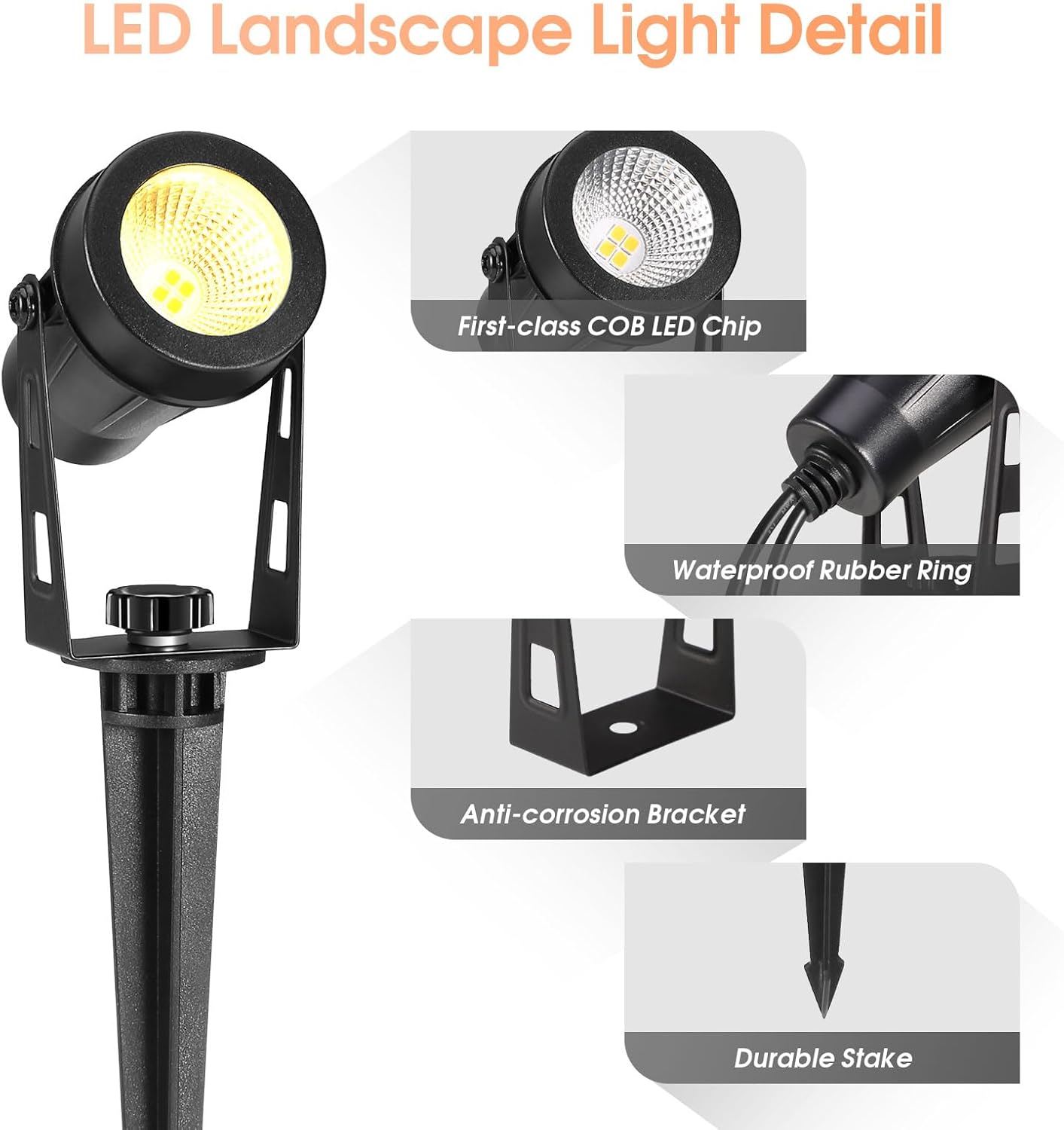 Zestaw 6 lamp krajobrazowych n – Outdoor Lighting Low Voltage recenzja i cena