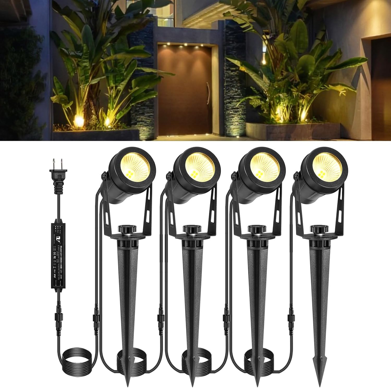 Zestaw 6 lamp krajobrazowych n – Outdoor Lighting Low Voltage recenzja i cena