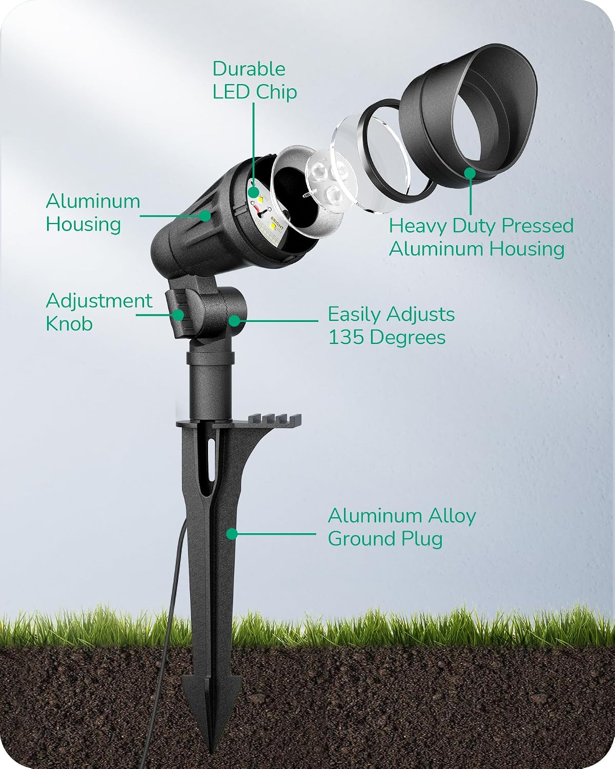 Reflektor niskonapięciowy, alu – Outdoor Lighting Low Voltage recenzja i cena