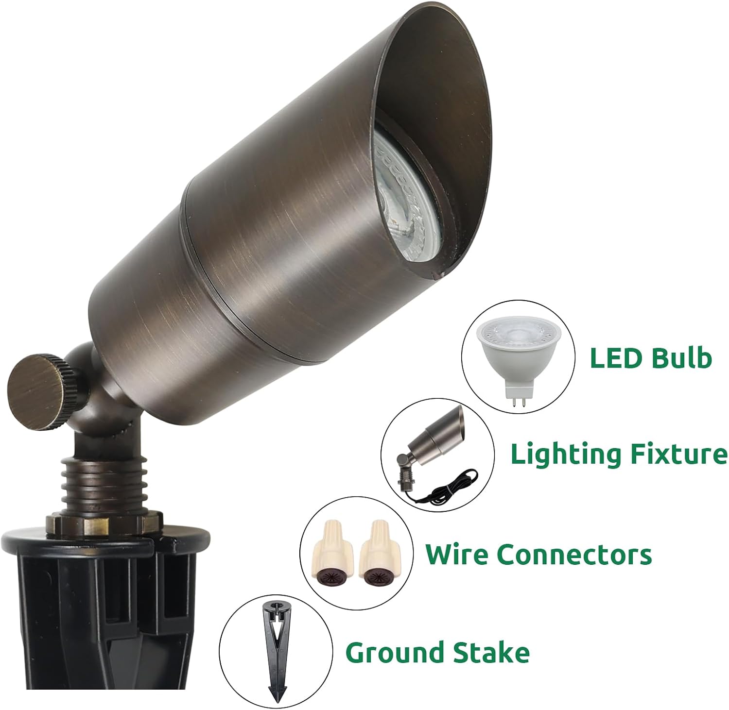 Solidne mosiężne reflektory LE – Outdoor Lighting Low Voltage recenzja i cena