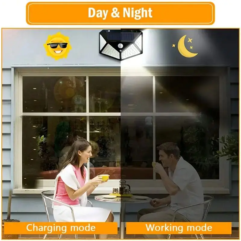 100 LED Zewnętrzna Solarna Lam – Outdoor Lighting Sconce recenzja i cena