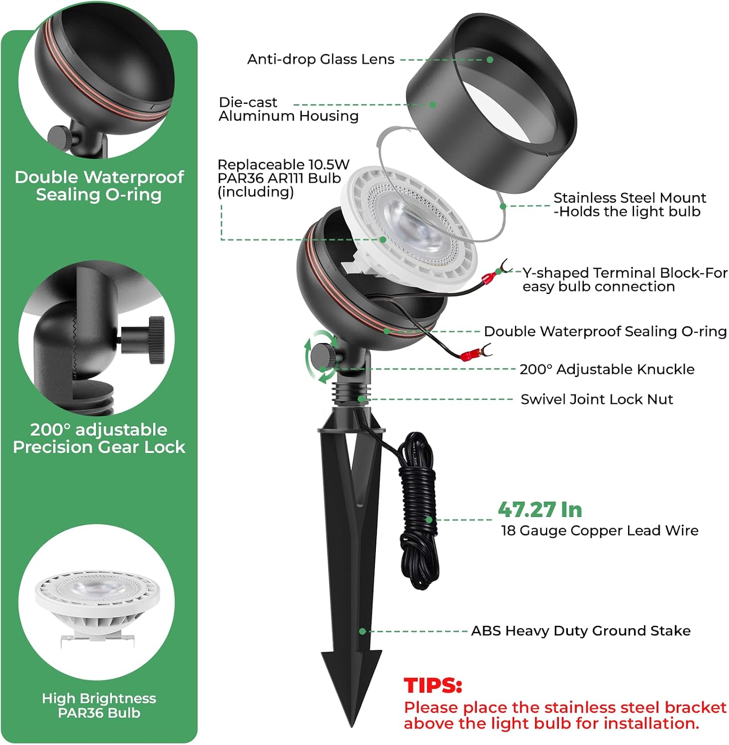 Niskonapięciowa lampa LED do o – Outdoor Lighting Low Voltage recenzja i cena