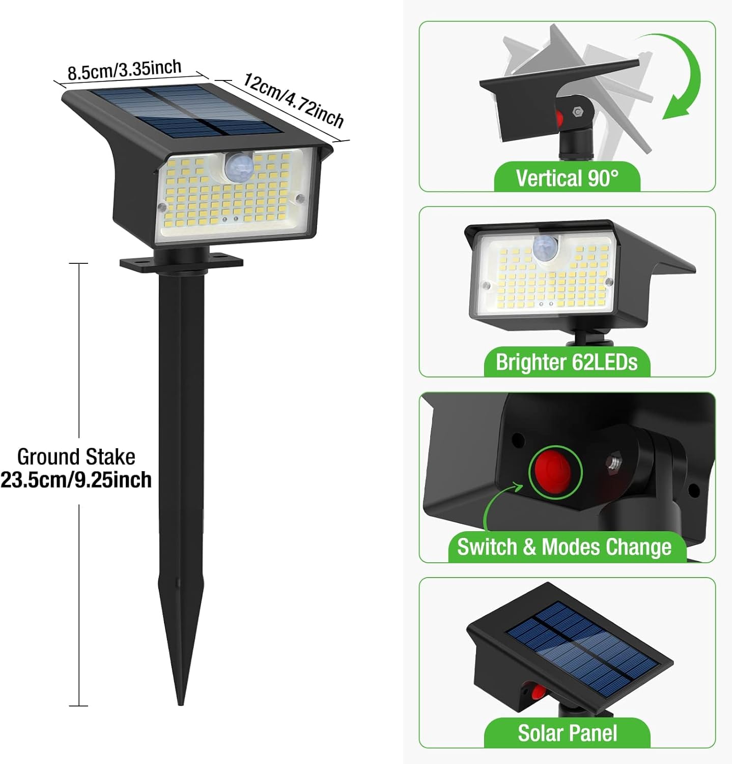 Reflektory solarne z czujnikie – Outdoor Lighting Beacon recenzja i cena