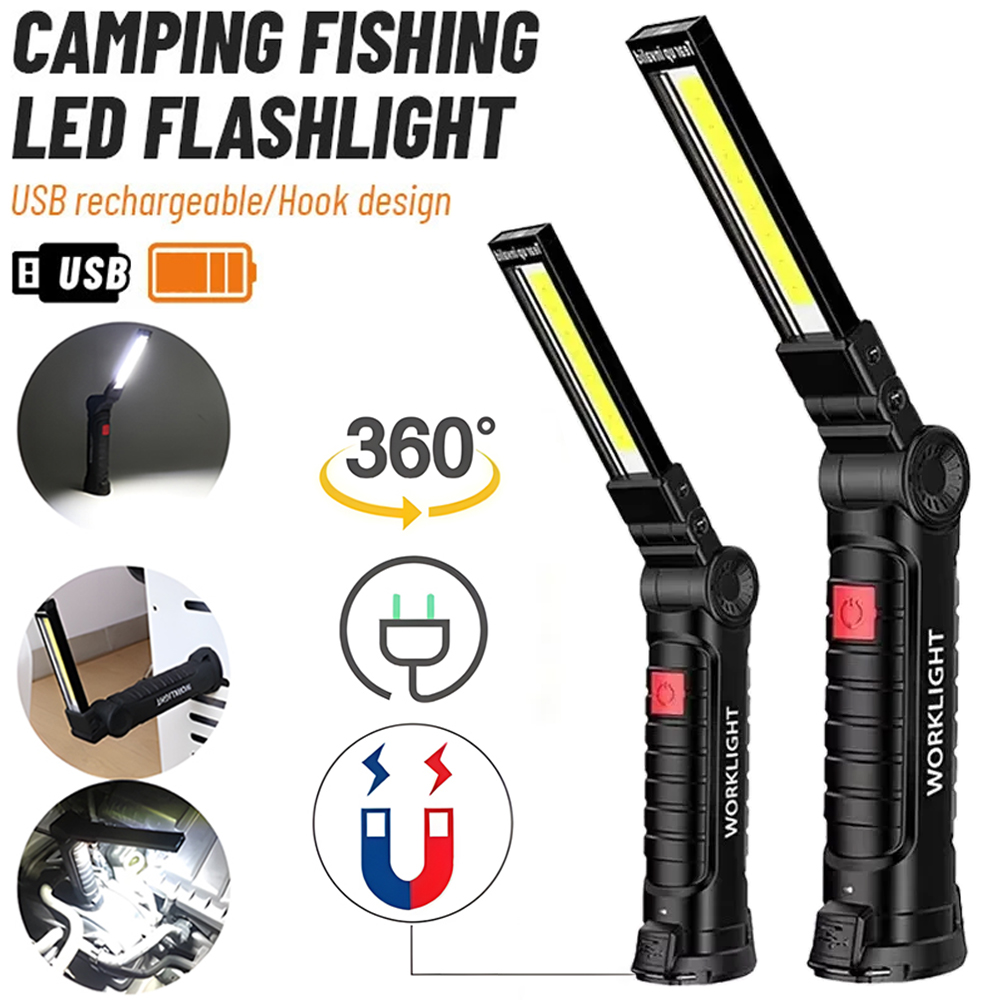 Latarka LED COB, ładowana prze – Outdoor Lighting Rechargeable recenzja i cena