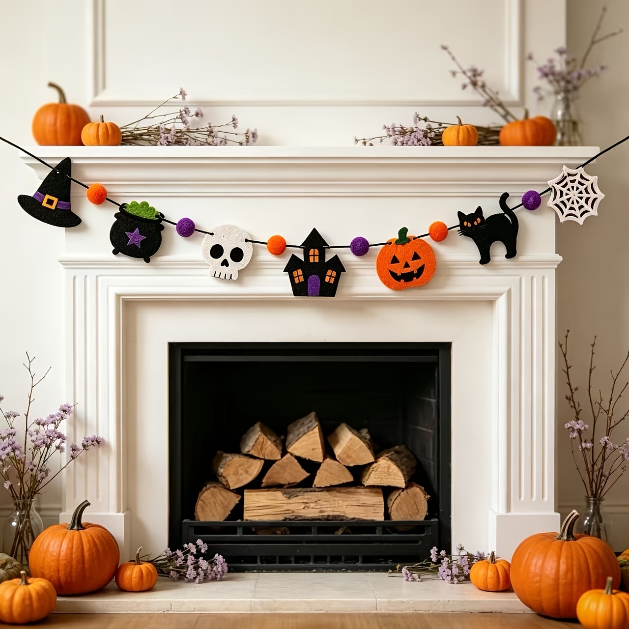 Halloweenowa girlanda z filcu  – Outdoor Lighting Halloween recenzja i cena