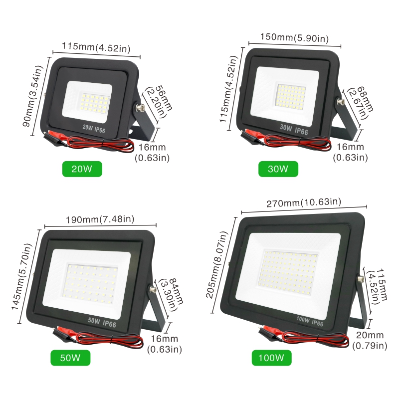 20W 30W 50W 100W DC12V Led Flo – Outdoor Lighting Volt recenzja i cena