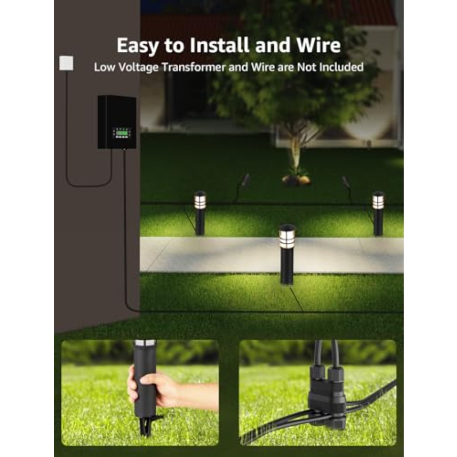 Zestaw 4 szt. Niskonapięciowyc – Outdoor Lighting Low Voltage recenzja i cena