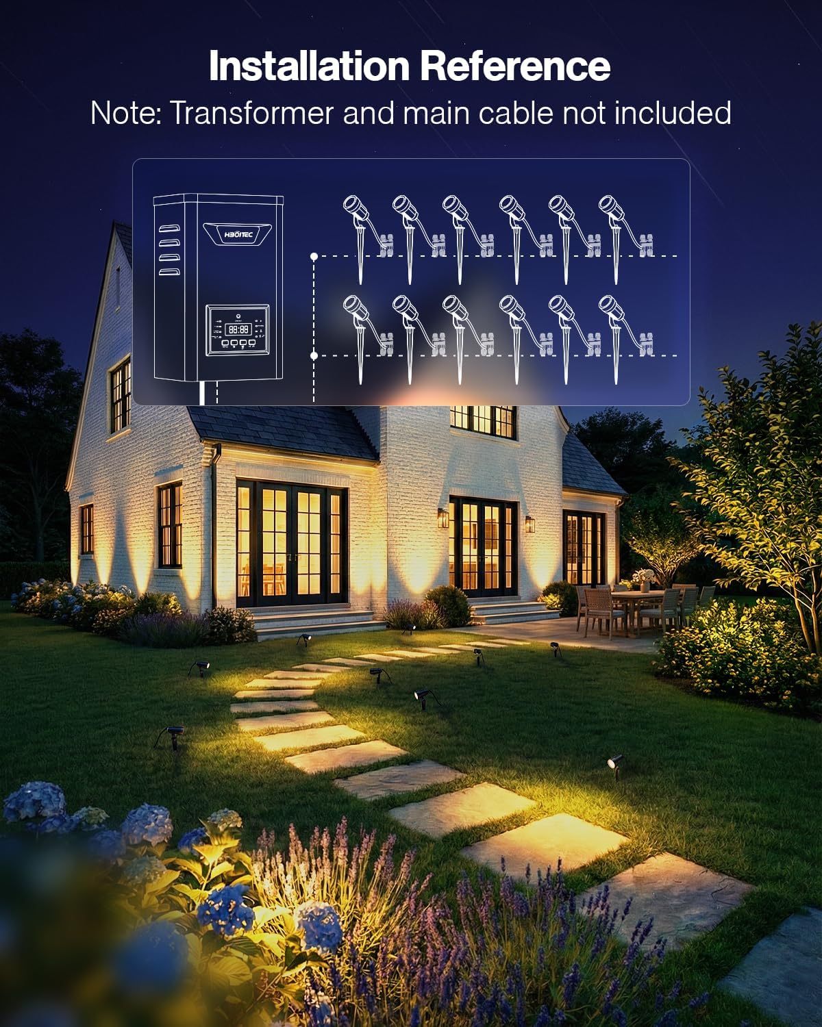 Zestaw 12 sztuk niskonapięciow – Outdoor Lighting Low Voltage recenzja i cena