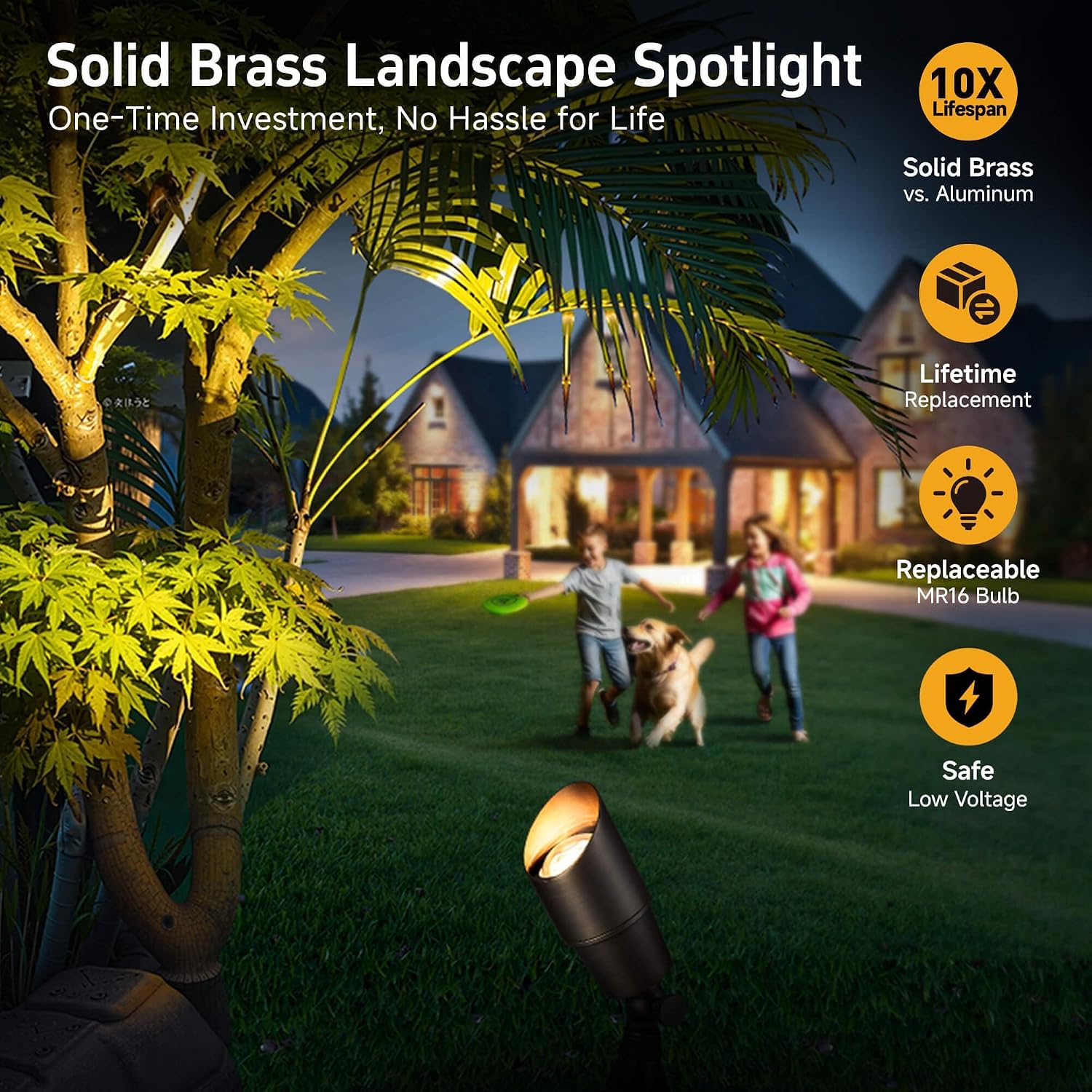 Mosiężne oświetlenie krajobraz – Outdoor Lighting Low Voltage recenzja i cena